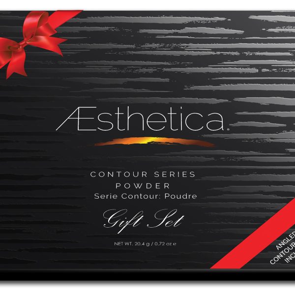 Aesthetica Powder Gift Set with Angled Brush - 48 Units