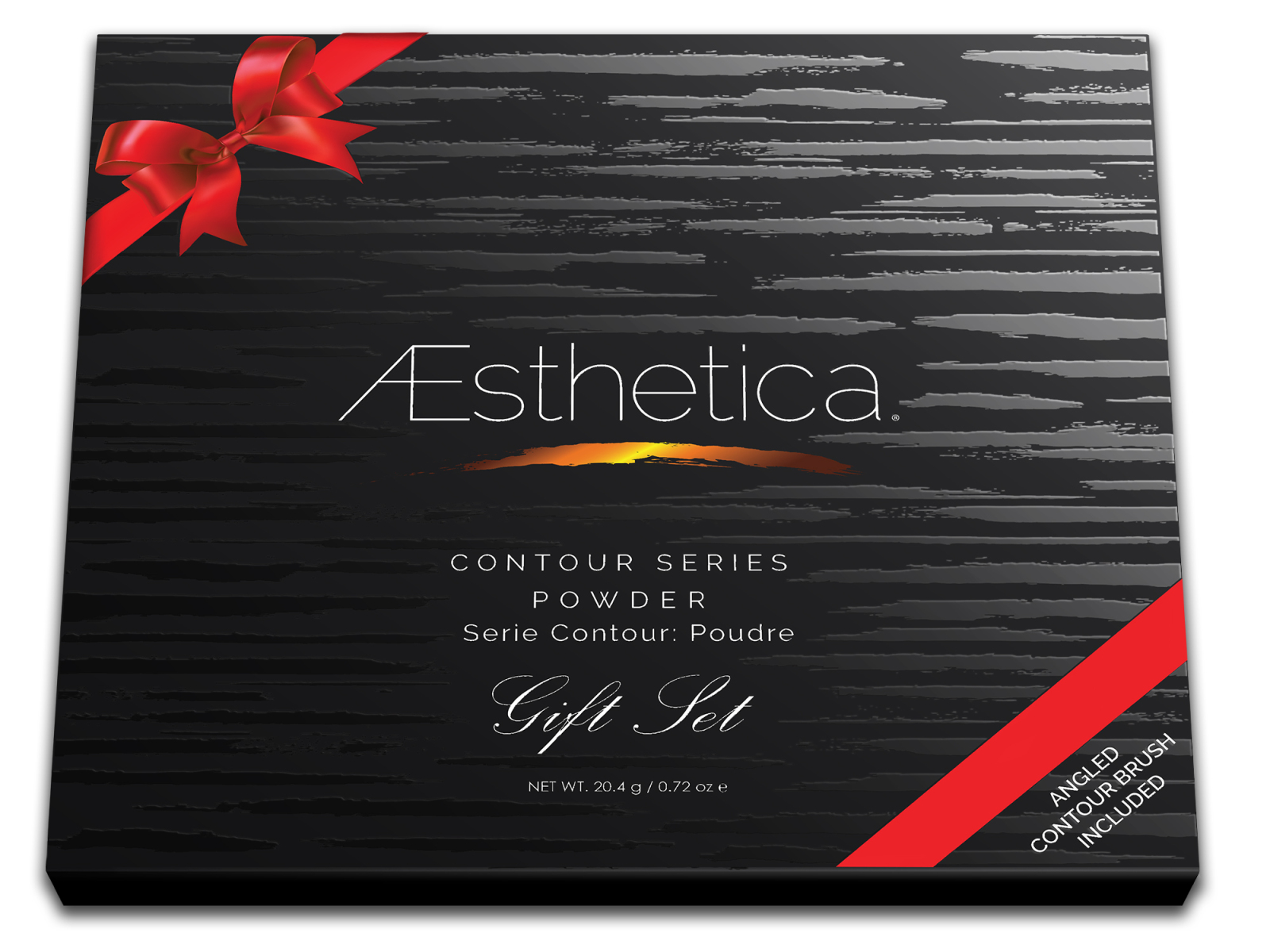 Aesthetica Powder Gift Set with Angled Brush - 48 Units