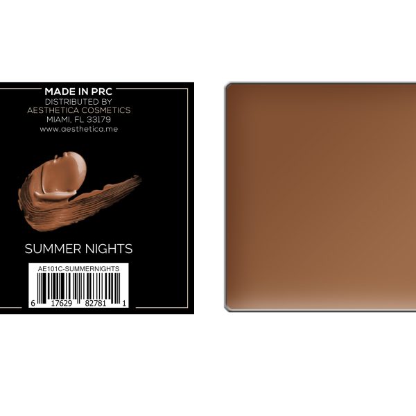 Aesthetica Cream Contour Refill - SUMMER NIGHTS - 6 Units