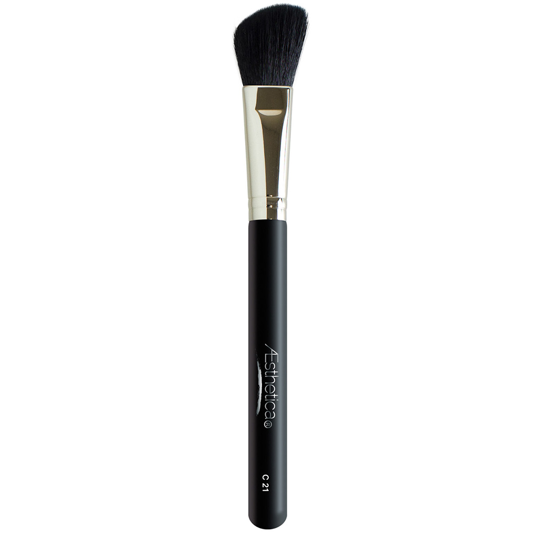 Aesthetica Pro Brushes - #C21: Large Angled PowderContour Brush - 25 Units