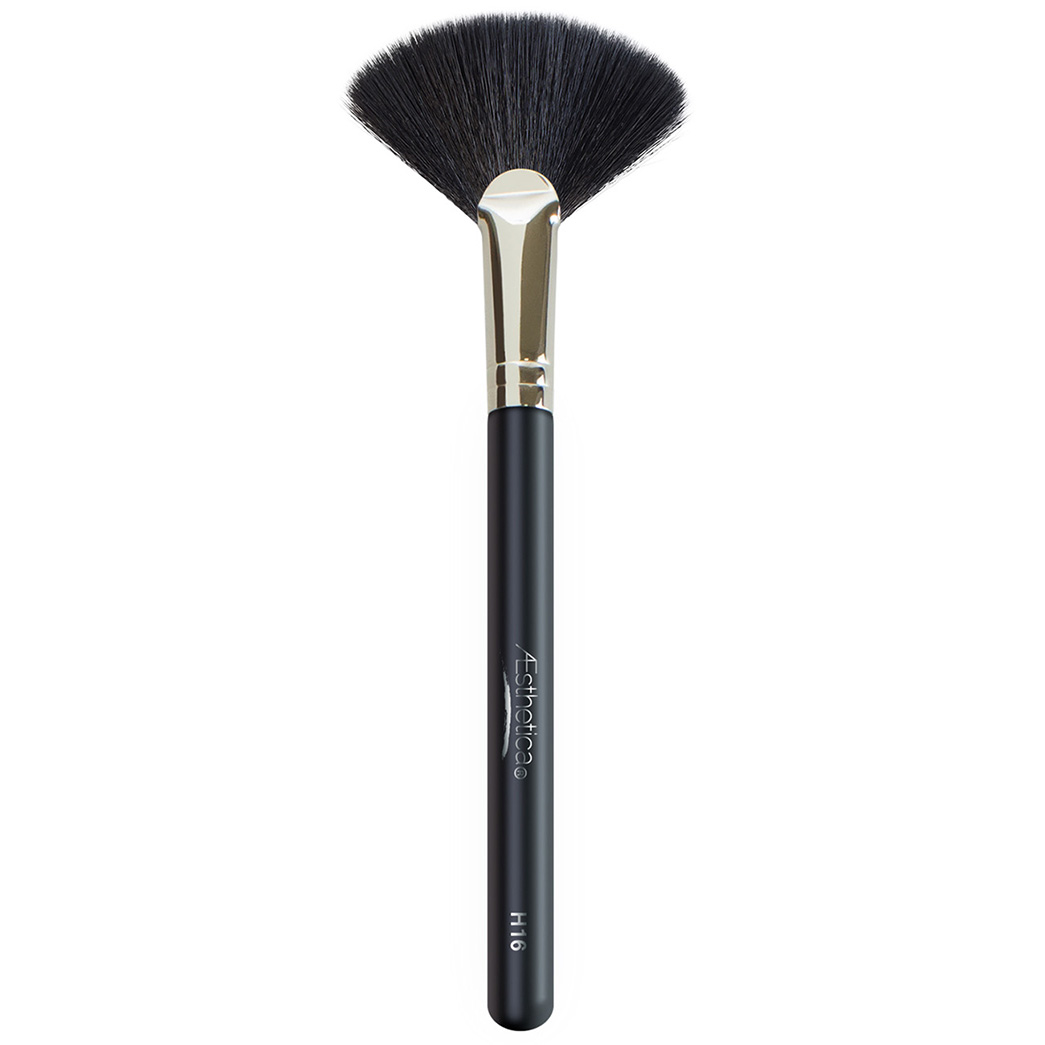 Aesthetica Pro Brushes - #H16: Delux Fan Brush - 25 Units
