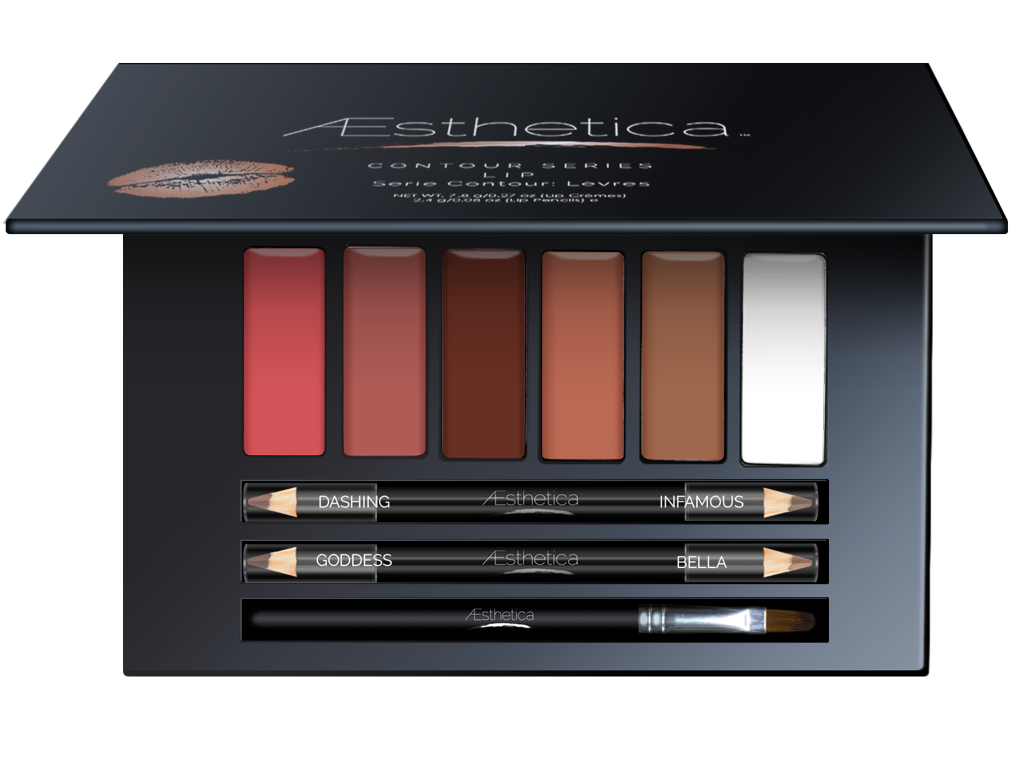 Aesthetica Nude Lip Contour Kit - 48 Units